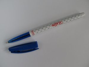 Długopis Kropka Rystor Niebieski zdjęta skuwka