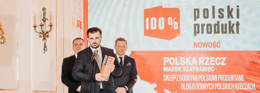 Nagroda „100% Polski Produkt. Nowość 2018” dla firmy Polska Rzecz